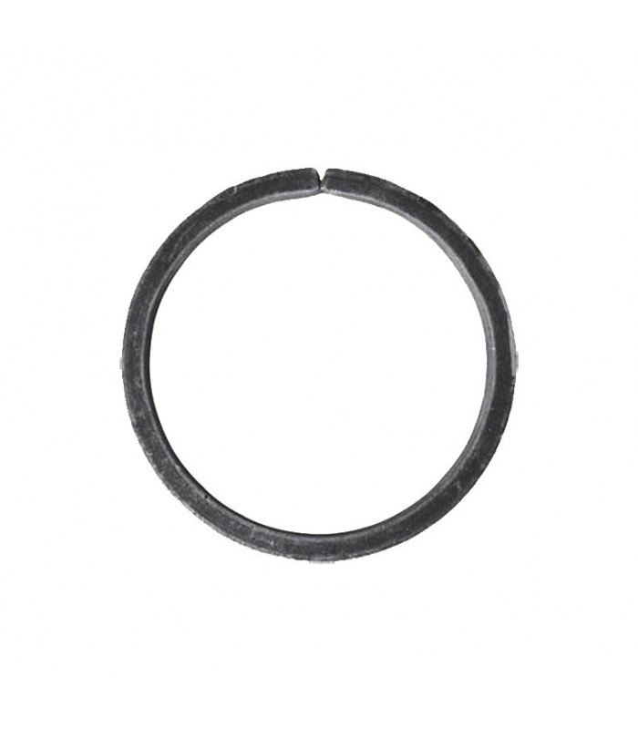 Cercle diamètre 100mm ext plat de 16x4mm en acier roulé non soudé.
