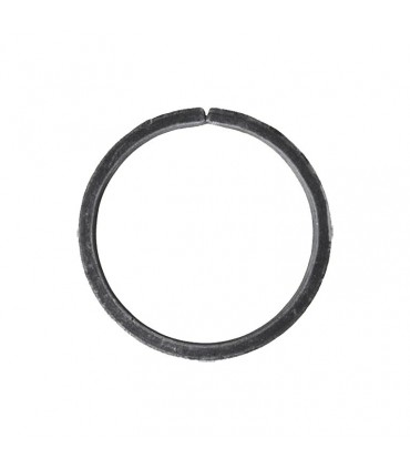 Cercle diamètre 100mm ext plat de 16x4mm en acier roulé non soudé.