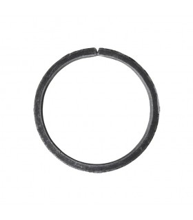 Cercle diamètre 110mm ext plat de 20x6mm en acier roulé non soudé.