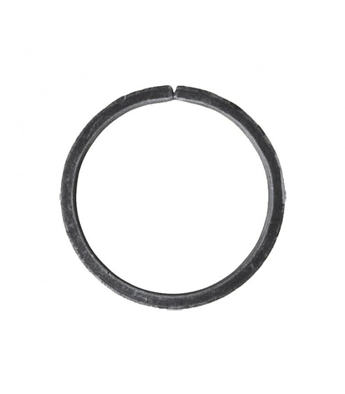 Cercle diamètre 110mm ext plat de 20x6mm en acier roulé non soudé.