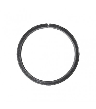 Cercle diamètre 110mm ext plat de 20x6mm en acier roulé non soudé.