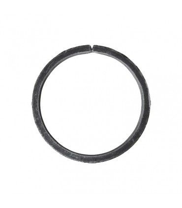 Cercle diamètre 110mm ext plat de 20x8mm en acier roulé non soudé.