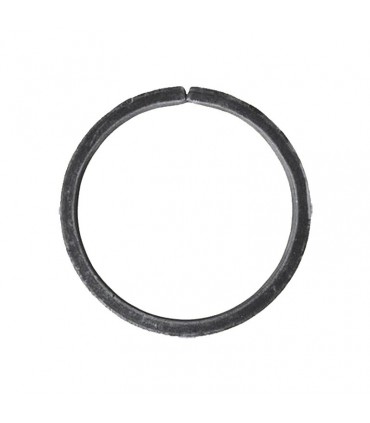 Cercle diamètre 120mm ext plat de 20x6mm en acier roulé non soudé.