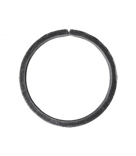 Cercle diamètre 135mm ext plat de 20x8mm en acier roulé non soudé.