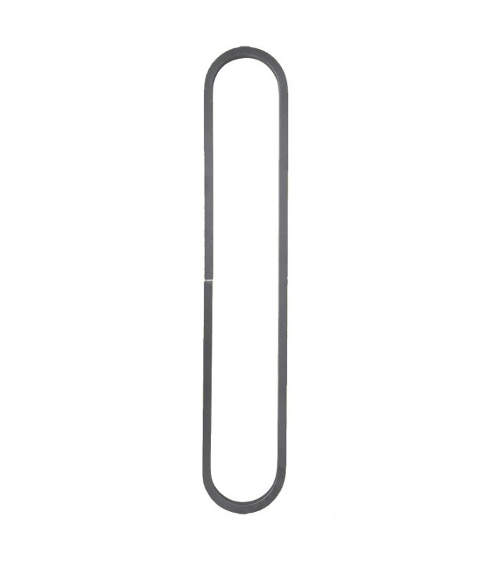 Ovale 710x130mm en carré de 14x14mm décoratif en acier roulé et non soudé