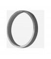 Cercle diamètre 100mm 14x5mm en aluminium pour clotures et portails