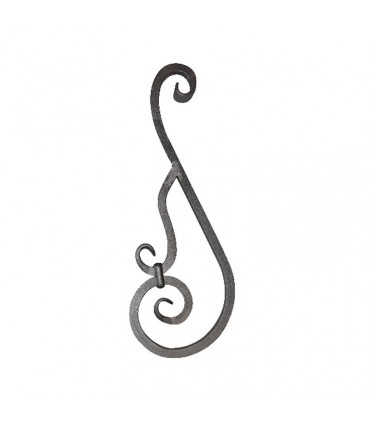 Volute assemblée H820x270mm 25x25mm