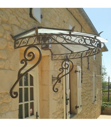 Volute assemblée H820x270mm 25x25mm