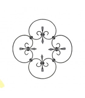 Panneau décoratif 380x380mm plat de 10x5mm