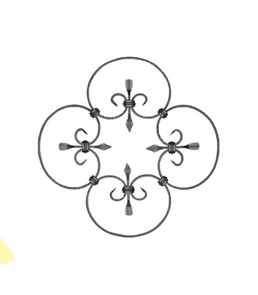 Panneau décoratif 380x380mm plat de 10x5mm