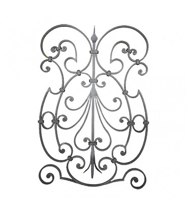 Panneau décoratif 935x635mm plat de 17x10mm pour garde-corps