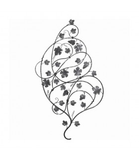 Panneau déco 1720x1000mm diamètre 16mm treille de vigne et raisins