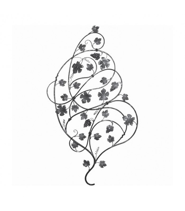 Panneau déco 1720x1000mm diamètre 16mm treille de vigne et raisins