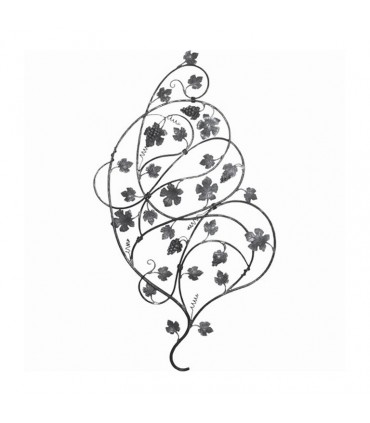Panneau déco 1720x1000mm diamètre 16mm treille de vigne et raisins