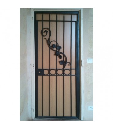 Panneau décoratif 800x165mm diametre 14mm vigne et grappe de raisin