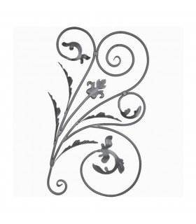 Panneau décoratif 900x500mm diamètre 12mm avec feuillage modèle droit