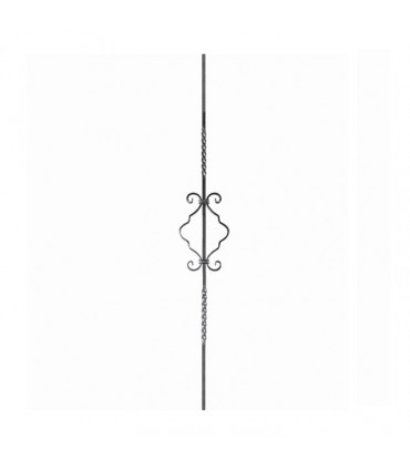 Balustres assemblés 900mm carré de 12x12mm pour garde-corps ou escaliers