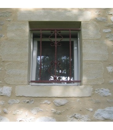 Balustres assemblés 900mm carré de 12x12mm 2 motifs pour garde-corps