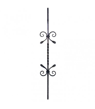 Balustre assemblé H950mm 12x12mm