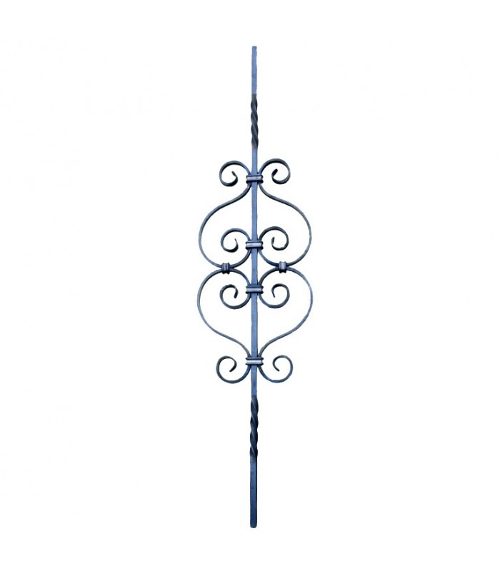 Balustre assemblé 950mm carré de 12x12mm idéal pour escaliers