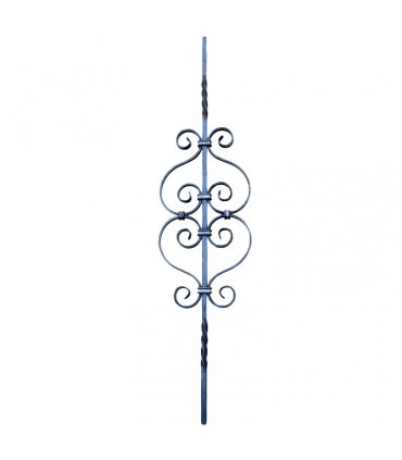 Balustre assemblé 950mm carré de 12x12mm idéal pour escaliers