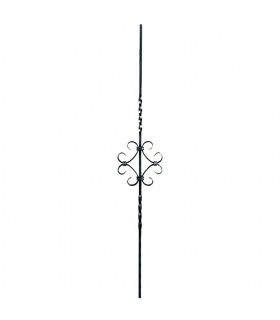 Balustres assemblés 900mm carré de12x12mm en acier forgé pour garde-corps et clôtures