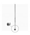 Balustre forgé coudé 1100mm rond ø14mm pour escaliers et garde corps motif central