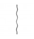 Balustre ondulé 950mm carré de 12x12mm pour grilles de défense et escaliers