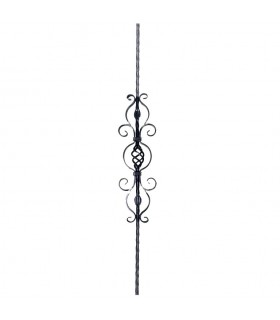 Balustre à motifs H950mm 12x12mm et 12x6mm