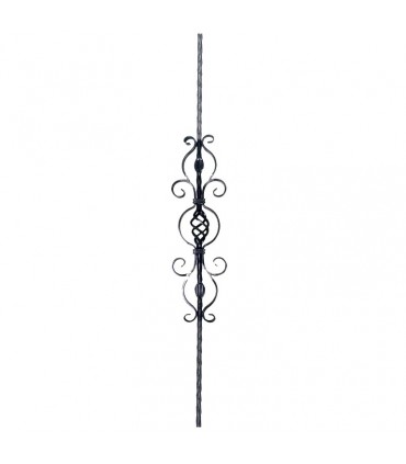 Balustre à motifs H950mm 12x12mm et 12x6mm