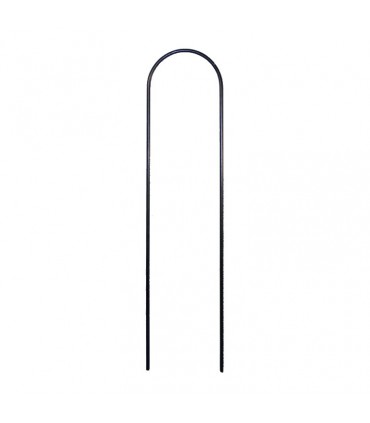 Balustre cintré 1250mm rond ø12mm large pour garde corps et piscines