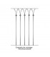 Balustre façon gothique Hauteur 1200mm 14x14mm
