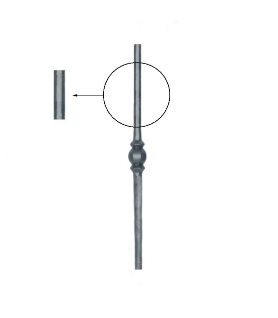 Balustres en acier forgé