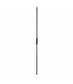 Balustre grenaillé 1200mm rond de ø14mm motif central galbé forgé