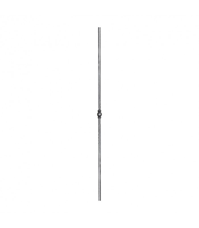 Balustre profilé 1000mm rond de ø12mm fer forgé grenaillé pour escaliers