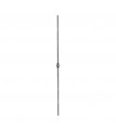 Balustre profilé 1000mm rond de ø12mm fer forgé grenaillé pour escaliers