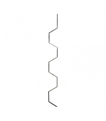 Balustre effert 3D 1000mm plat de 12x6mm en acier forgé