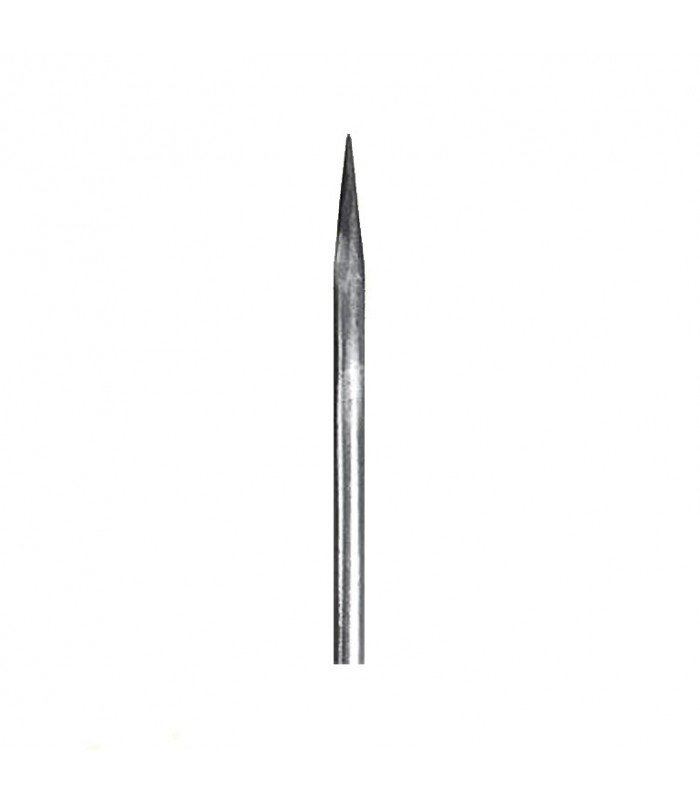 Barreau acier appointé 200mm rond de ø14mm angle de la pointe 15°