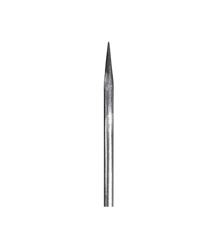 Barreau acier appointé 410mm rond de ø14mm angle de la pointe 15°