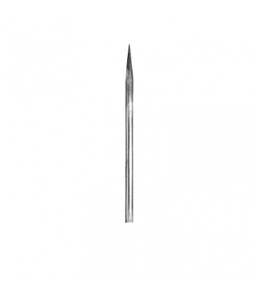 Barreau appointé 635mm rond de ø14mm angle de la pointe 15°