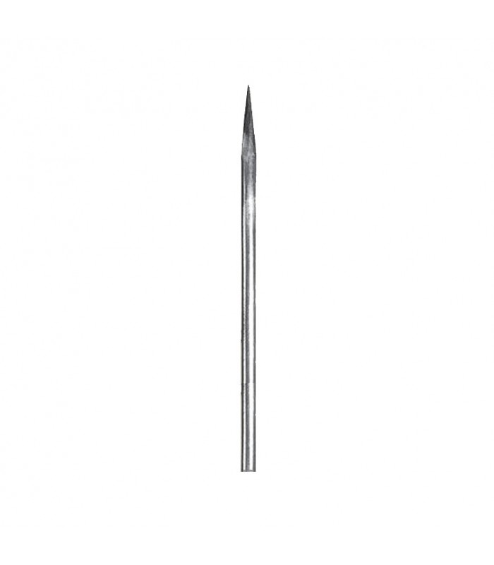 Barreau acier appointé 835mm rond de ø14mm angle de la pointe 15°