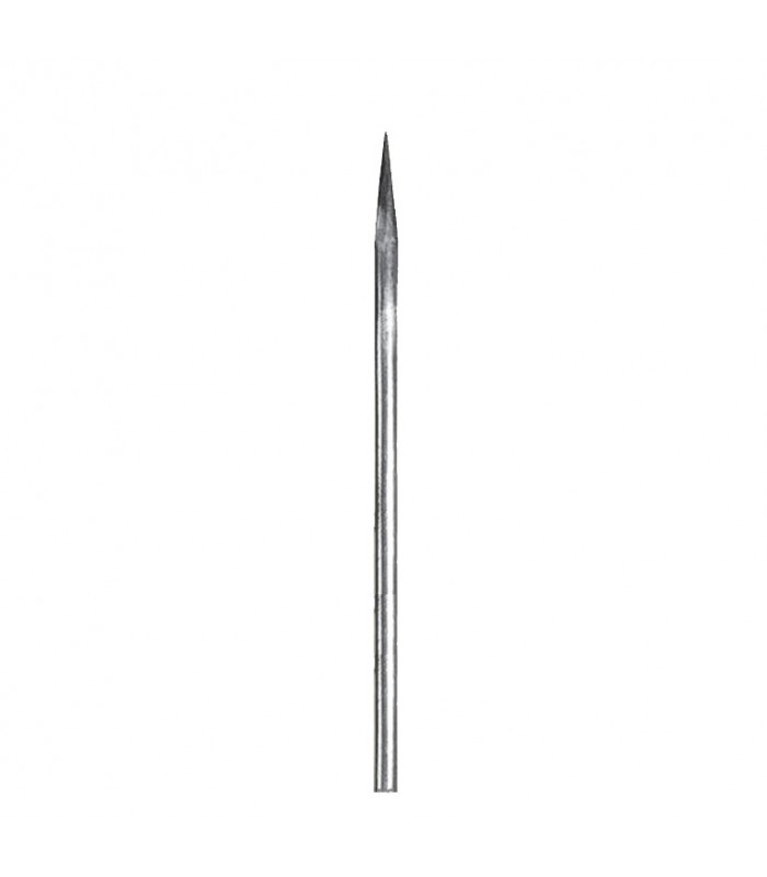 Barreau acier appointé 935mm rond de ø14mm angle de la pointe 15°