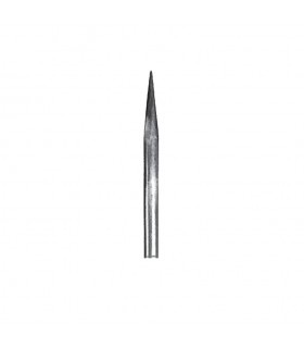 Barreau acier appointé 200mm rond de ø18mm angle de la pointe 15°