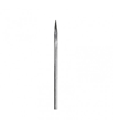 Barreau acier appointé 1500mm rond ø14mm angle de la pointe 15°