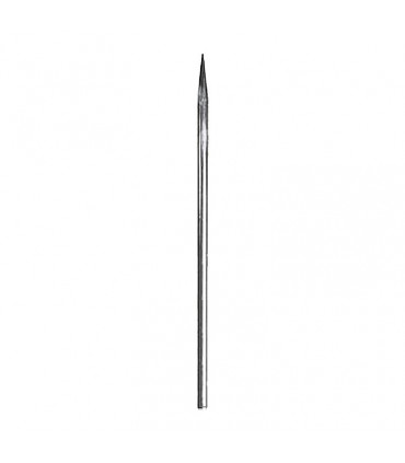 Barreau acier appointé 1800mm rond ø14mm angle de la pointe 15°