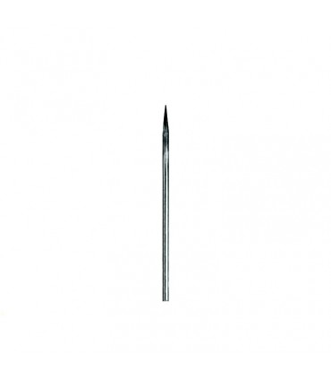Barreau acier appointé 1000mm rond ø16mm angle de la pointe 15°