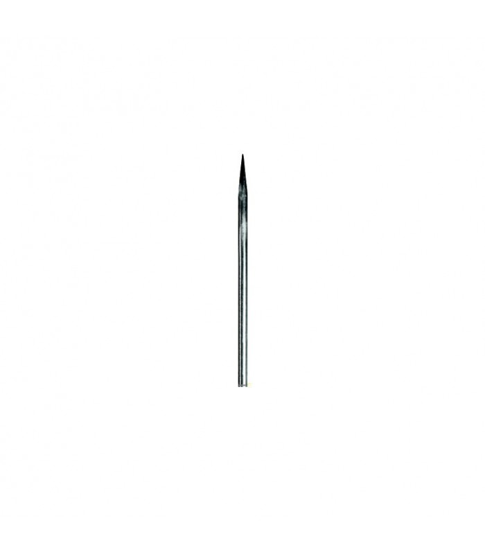 Barreau acier appointé 700mm rond de ø16mm angle de la pointe 15°