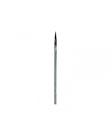 Barreau acier appointé 1200mm rond ø16mm angle de la pointe 15°