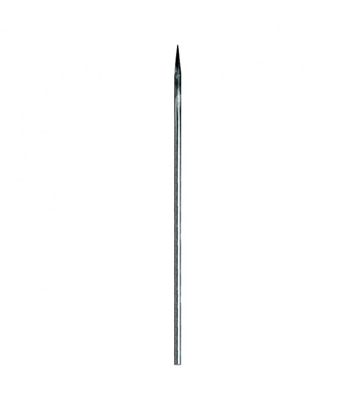 Barreau acier appointé 1600mm rond ø16mm angle de la pointe 15°
