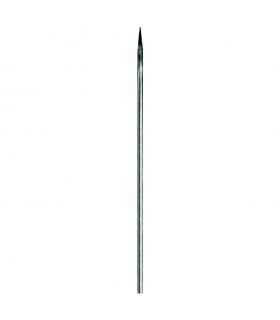 Barreau acier appointé 1800mm rond ø16mm angle de la pointe 15°